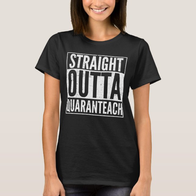 T-shirt Juste en dehors de quaranseille (Devant)