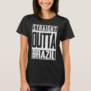 T-shirt Juste En Dehors Du Brésil Football Brésilien Footb