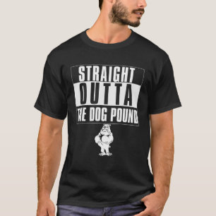 T-shirt Juste En Dehors Du Chien Livre-Drôle, Mauvais, Moy