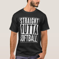 Juste En Dehors Du Softball Drôle
