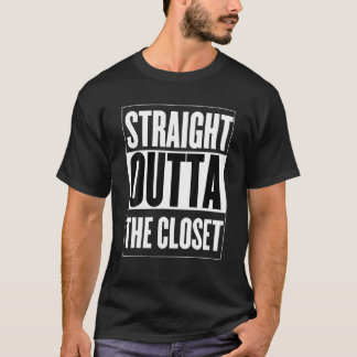 T-shirt Juste En Face Du Gay pride LGBT Le Plus Closet