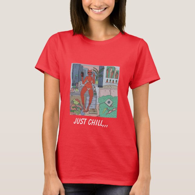 T-shirt juste froid (Devant)