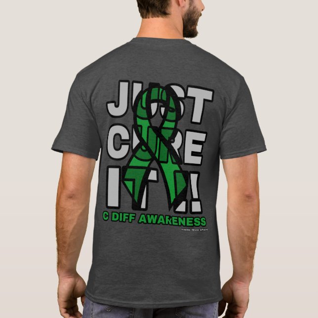 T-shirt JUSTE GUÉRIR...C Diff (Dos)