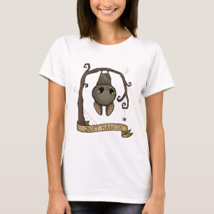 T-shirt Juste Hangin Halloween mignonne Hanging Bat Éffray