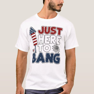 T-shirt Juste ici pour Bang