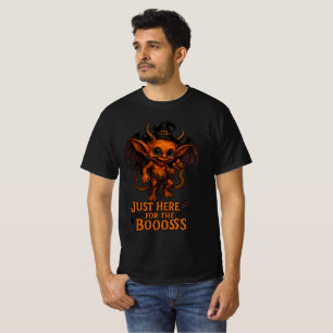 T-shirt Juste ici pour le Boooss Démon d'Halloween
