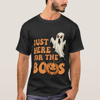 T-shirt Juste ici pour le BOOS Funny Halloween 4