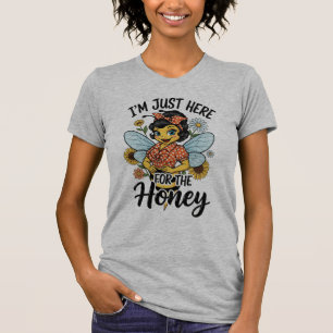 T-shirt Juste ici pour le miel