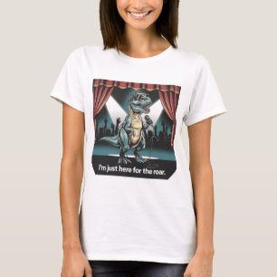T-shirt Juste ici pour le Rar - Retro Dinosaur