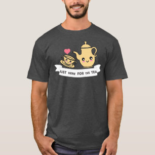 T-shirt Juste Ici Pour Le Thé