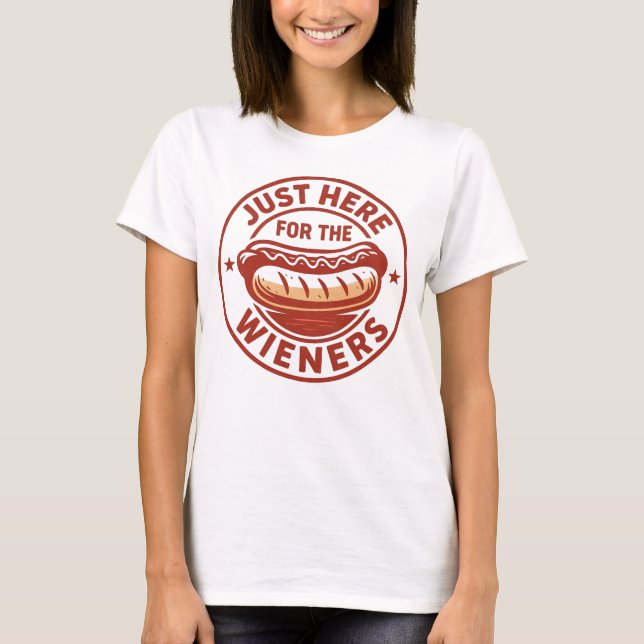 T-shirt Juste Ici Pour Les Amateurs (Devant)