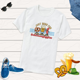 T-shirt Juste ici pour Schitzengiggels Pretzel & Beer