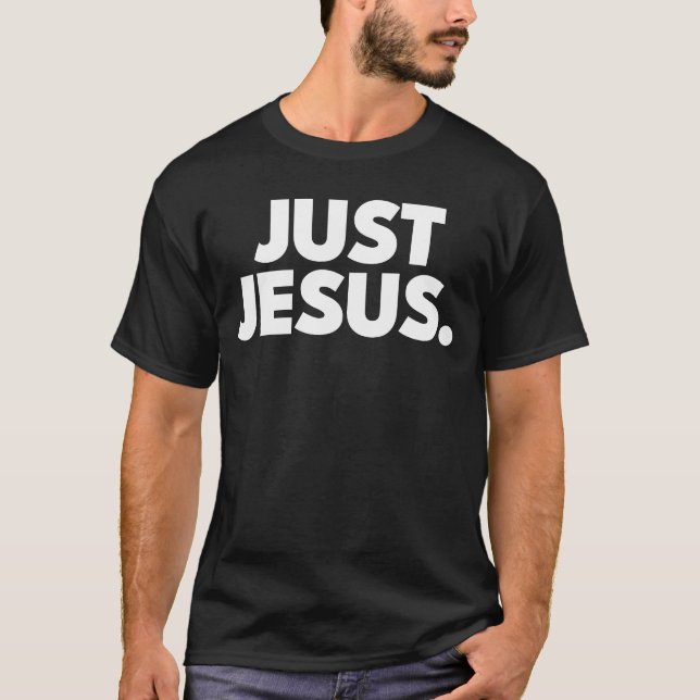 T-shirt Juste Jésus Art (Devant)