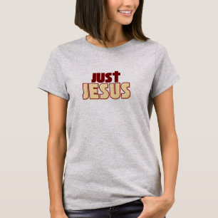 T-shirt Juste Jésus Bourgogne chrétien