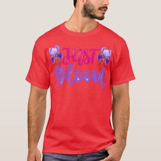 T-shirt Juste la motivation en fleurs