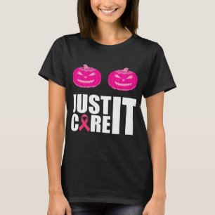 T-shirt juste le guérir citrouille rose Conscience du canc