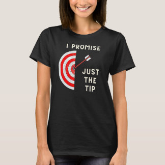 T-shirt Juste le pourboire je promets le design de tir à l