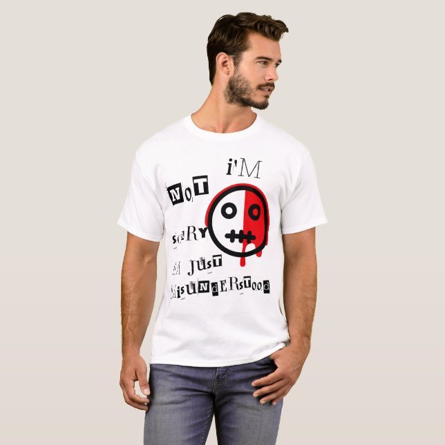 T-shirt Juste mal compris (Devant entier)
