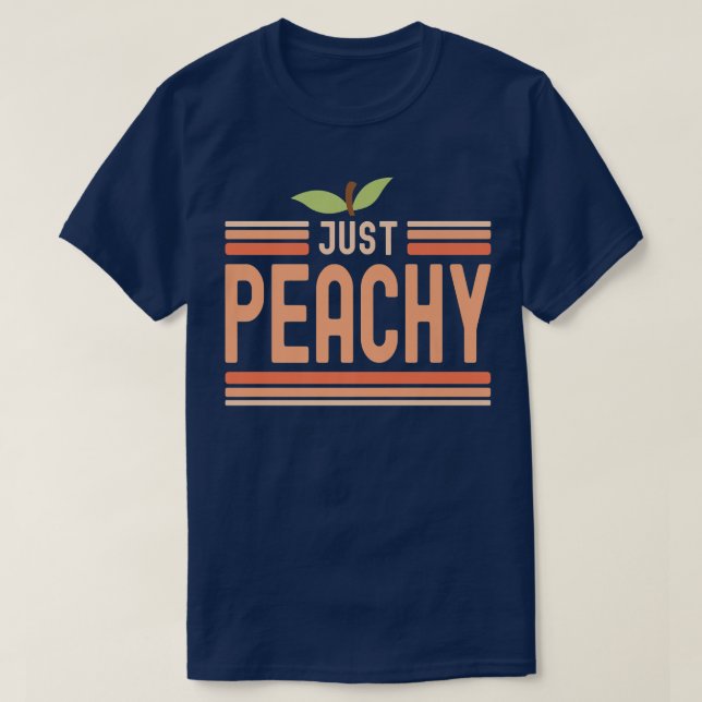 T-shirt Juste Peacht mignonne adorable tourbe d'été Peach  (Design devant)