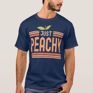 T-shirt Juste Peacht mignonne adorable tourbe d'été Peach