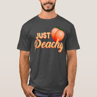 T-shirt Juste Peacht Retro les années 70 Géorgie Hippie Fr