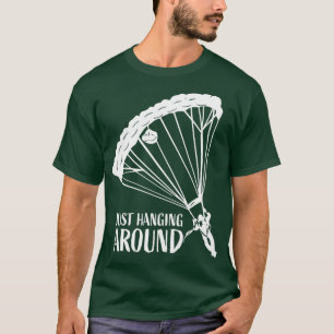 T-shirt Juste Pénétrer Autour D'Amusants Parachutages Skyd
