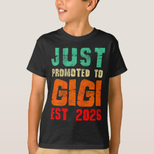 T-shirt Juste promu Gigi Est 2026 Vintage grand-mère 26
