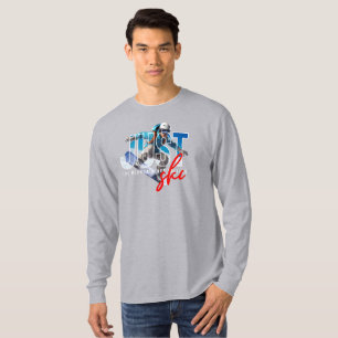 T-shirt Juste Ski Manches longues pour hommes