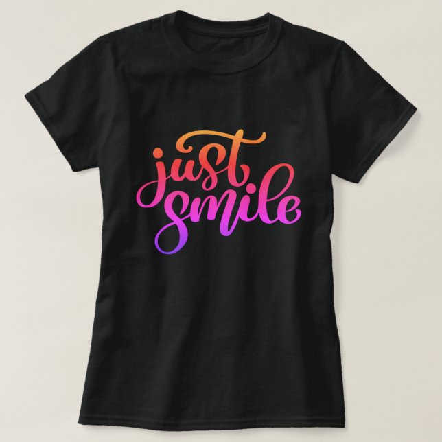 T-shirt Juste Sourire (Design devant)