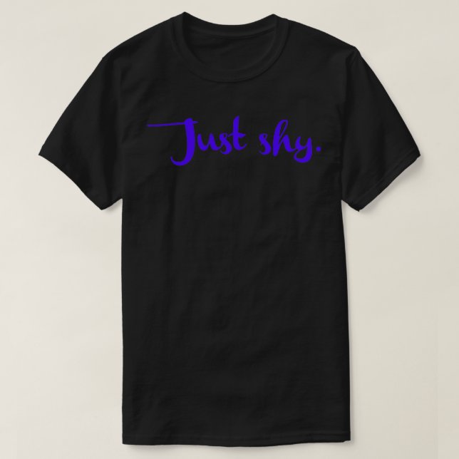 T-shirt Juste timide (Design devant)