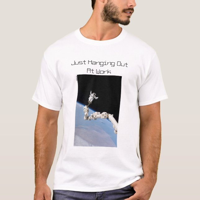 T-shirt Juste traînant au travail (Devant)