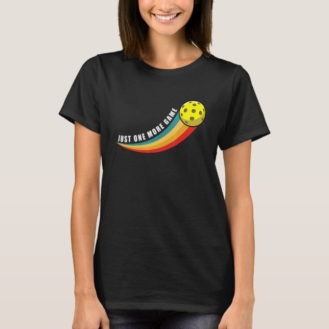 T-shirt Juste Un Autre Jeu Pickleball Pickleball Picklebal (Devant)