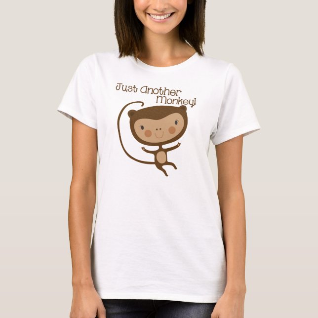 T-shirt Juste un autre singe (Devant)