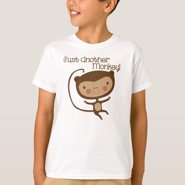 T-shirt Juste un autre singe (Devant)