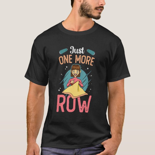 T-shirt Juste Un Crochet De Ligne De Plus (Devant)