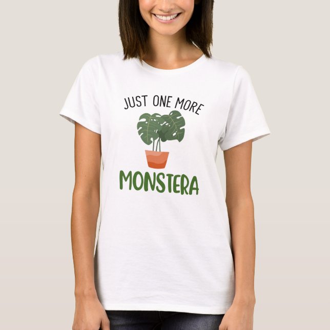 T-shirt Juste un de plus Monstera Swiss Cheese Plante (Devant)