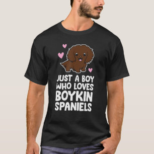 T-shirt Juste Un Garçon Qui Aime Boykin Espagnols
