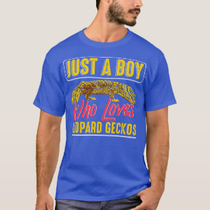 T-shirt Juste Un Garçon Qui Aime Le Léopard Geckos