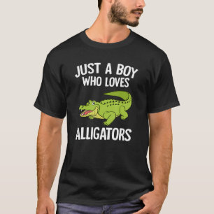 T-shirt Juste Un Garçon Qui Aime Les Alligators Garçons To