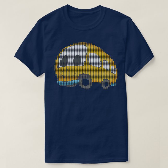 T-shirt Juste Un garçon qui aime les autobus scolaires 33 (Design devant)