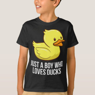 T-shirt Juste Un Garçon Qui Aime Les Canards Canard En Cao
