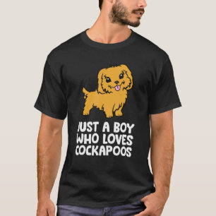 T-shirt Juste Un Garçon Qui Aime Les Cockapos