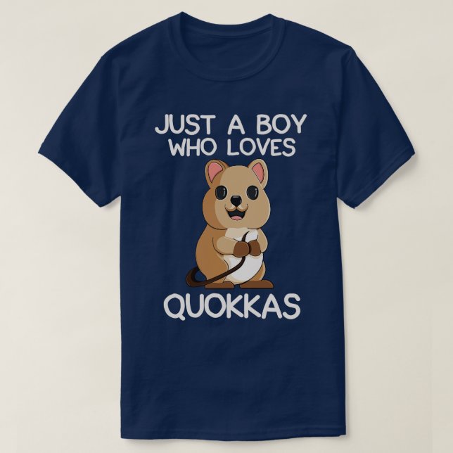 T-shirt Juste Un Garçon Qui Aime Les Quokkas (Design devant)