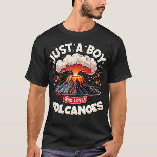 T-shirt Juste Un Garçon Qui Aime Les Volcanologues De Volc