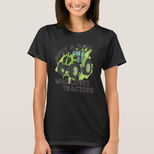 T-shirt Juste un garçon qui aime Tracteurs Harvest Farming