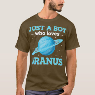 T-shirt Juste Un Garçon Qui Aime Uranus