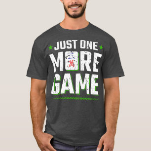 T-shirt Juste Un Jeu De Plus Mahjong Met Mah Jongg