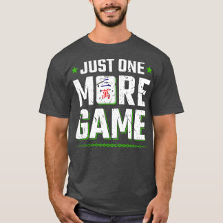 T-shirt Juste Un Jeu De Plus Mahjong Met Mah Jongg