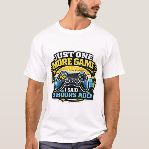 T-shirt Juste un jeu de plus Retro Sunset