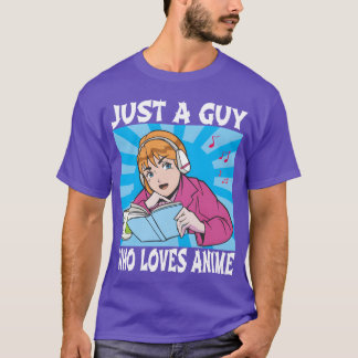 T-shirt Juste un mec qui aime les garçons drôles qui aimen